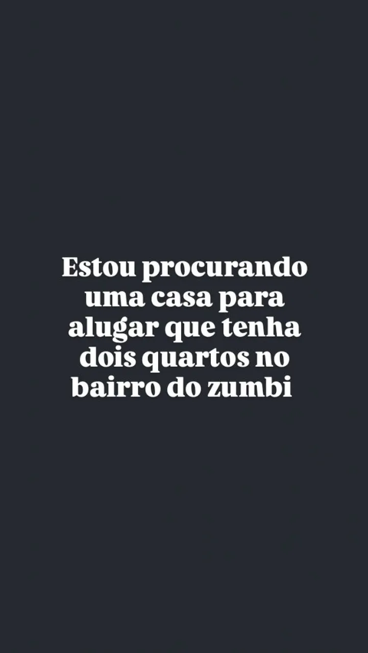 Casa para alugar no Zumbi