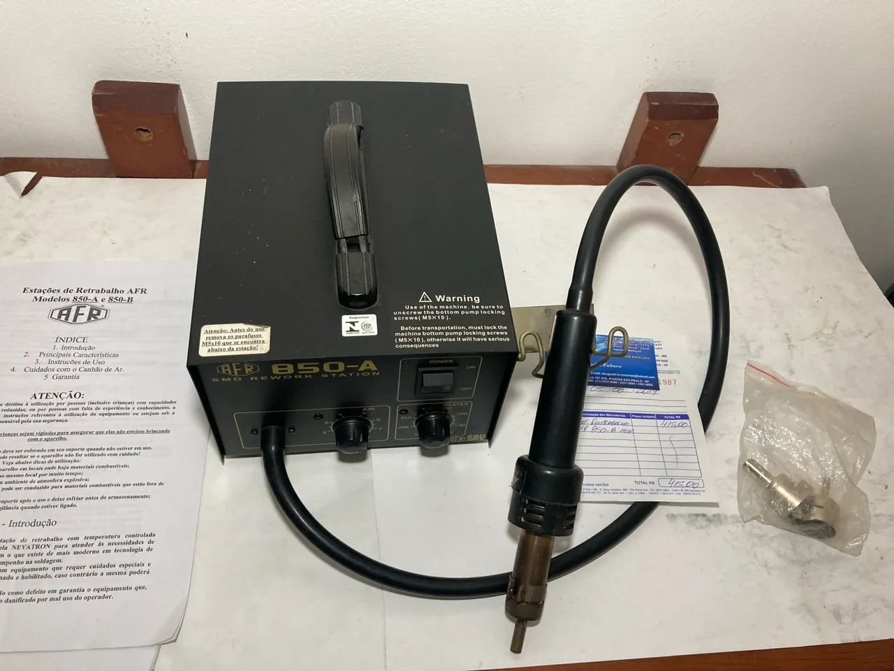 Estação de Retrabalho SMD AFR 850-A - Foto 3