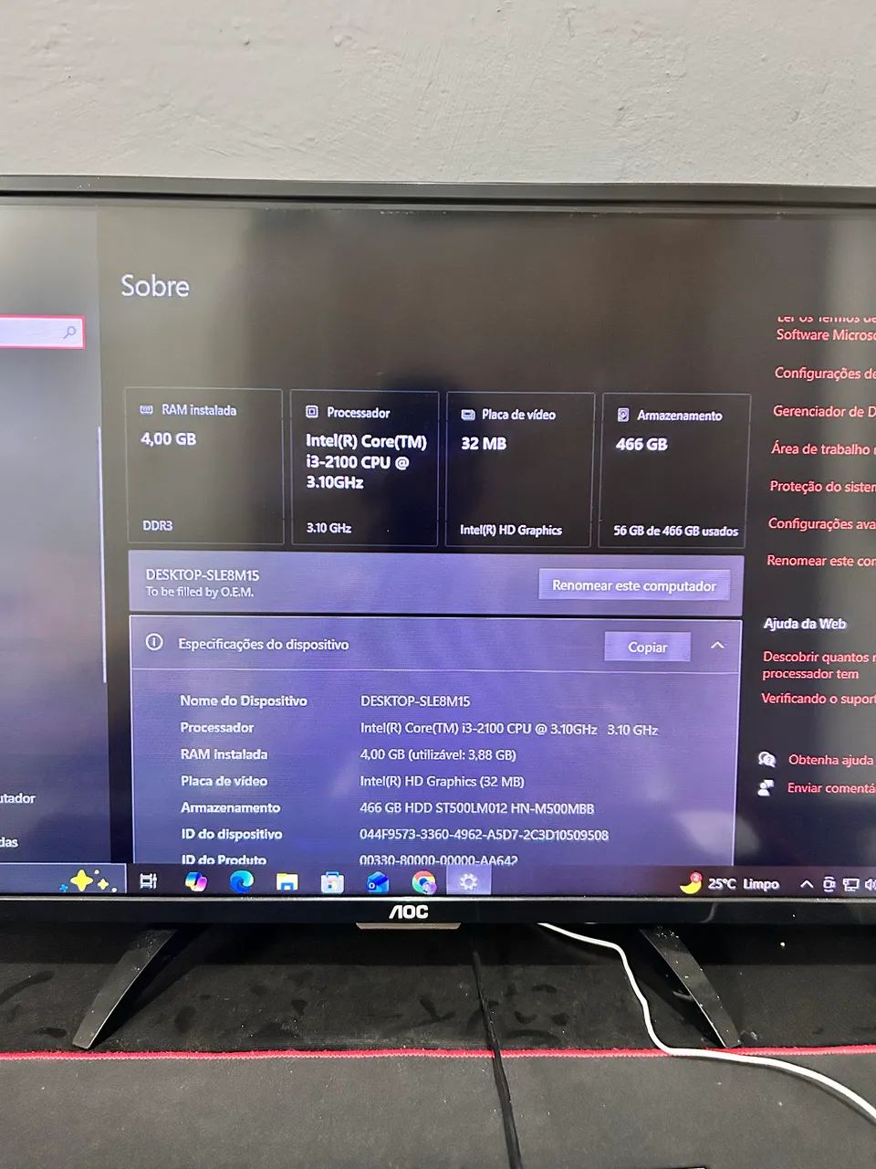 Complete computer with accessories (description)64396503703170121