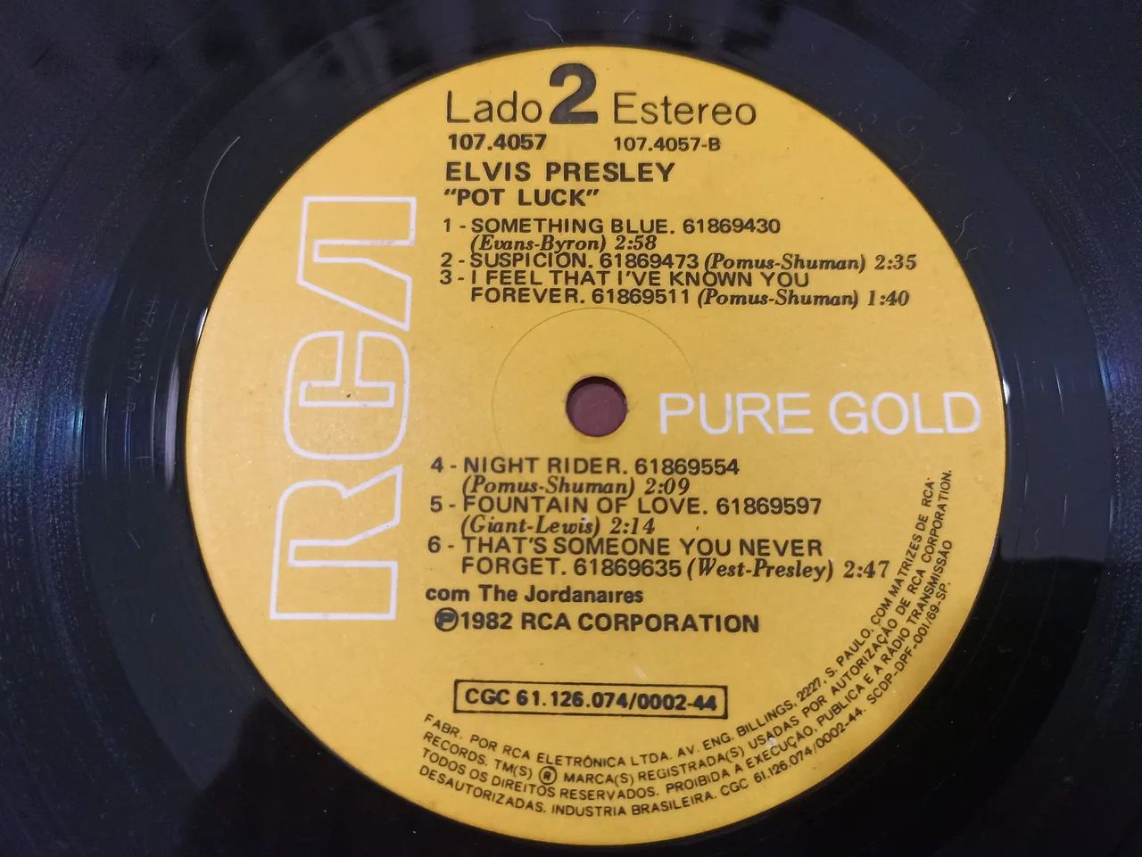 LP vinil Elvis Presley - Pot Luck (1962) - Foto 6