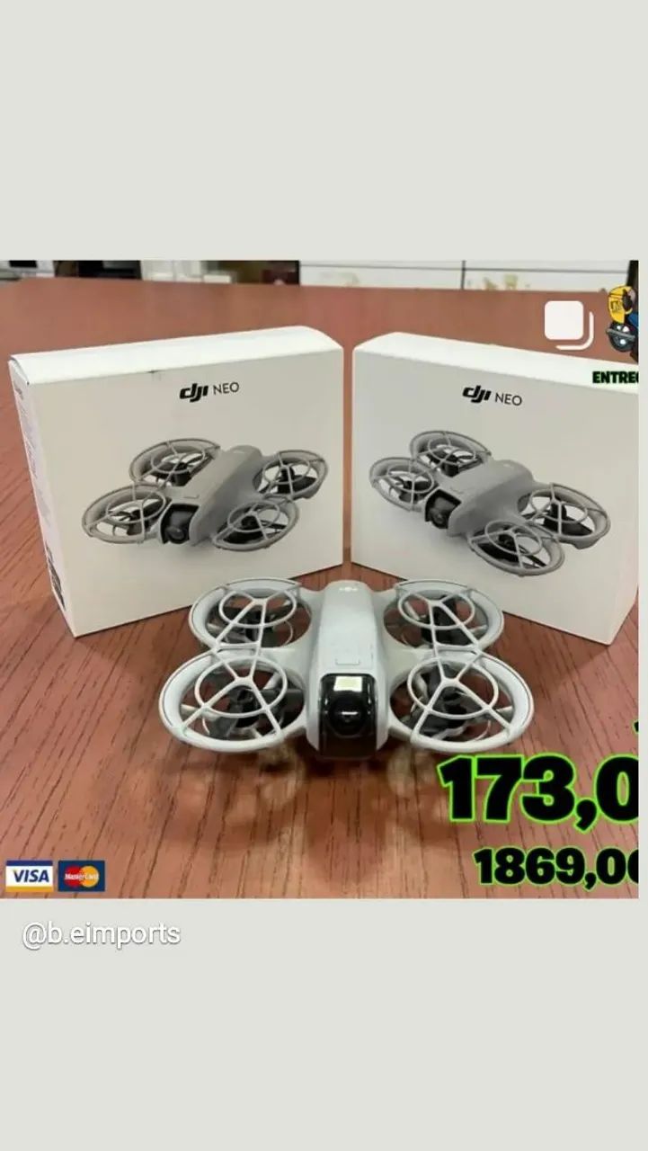 Drone DJI Mini 3 Pro Neo - Novo - Pronta Entrega 