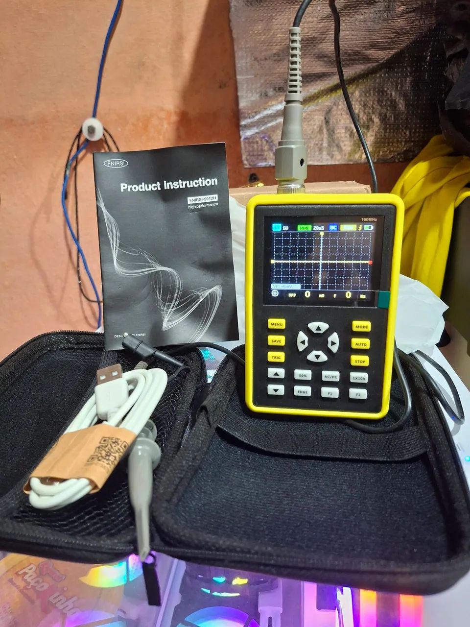 OSCILOSCÓPIO FNIRSI DIGITAL 501264617796235651123