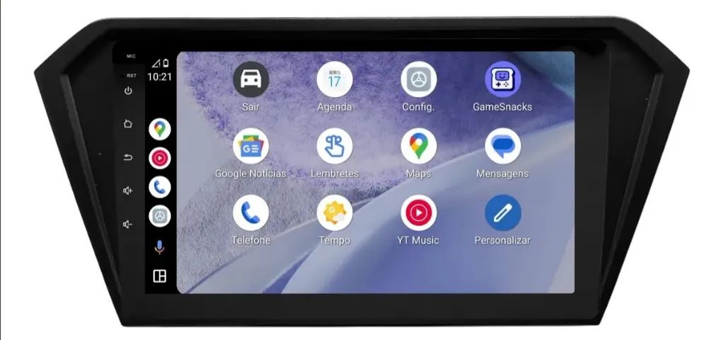 Central Multimídia Android Octacore 9 pol. 4Gb/64Gb 4G Gol,Saveiro