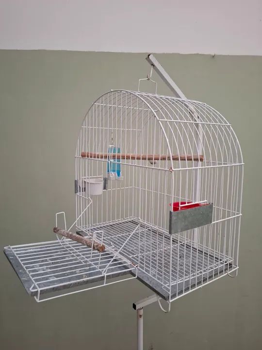 Gaiola para Pássaros - com suporte de chão 
