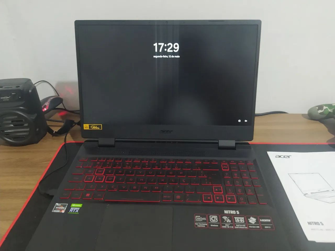 ACER NITRO 5 RTX 3050 E RYZEN 5