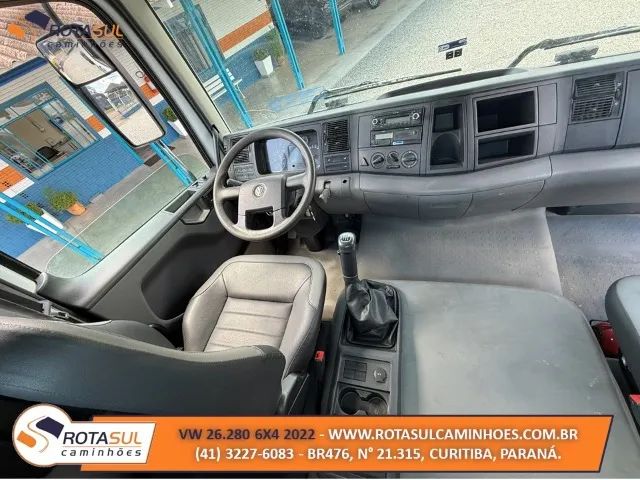 VW 26.280 2022 TRAÇADO 6X4 CHASSIS 5,00M - Foto 7