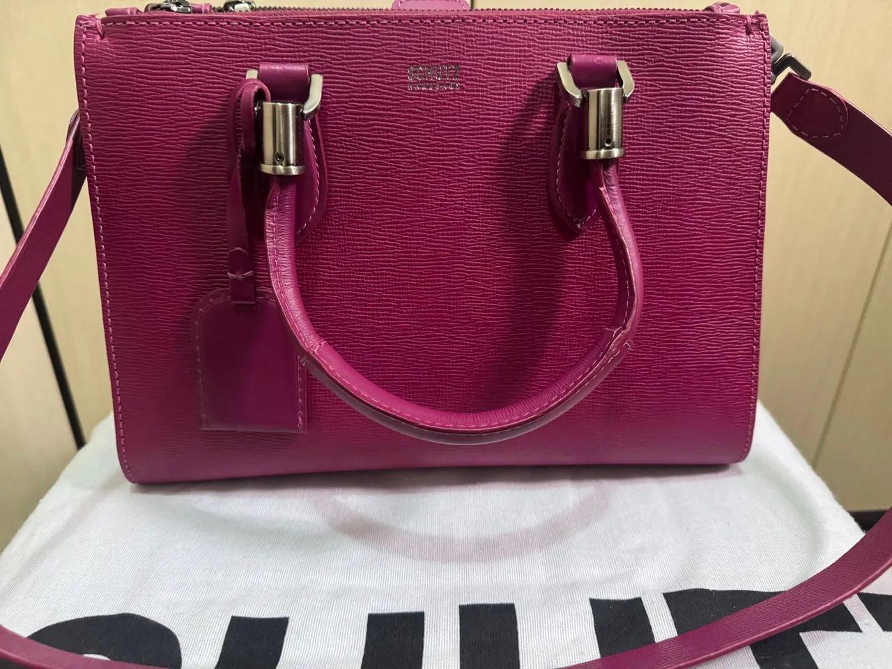 BOLSA TOTE GRANDE NEW LORENA COURO AMENDOA   - Foto 4