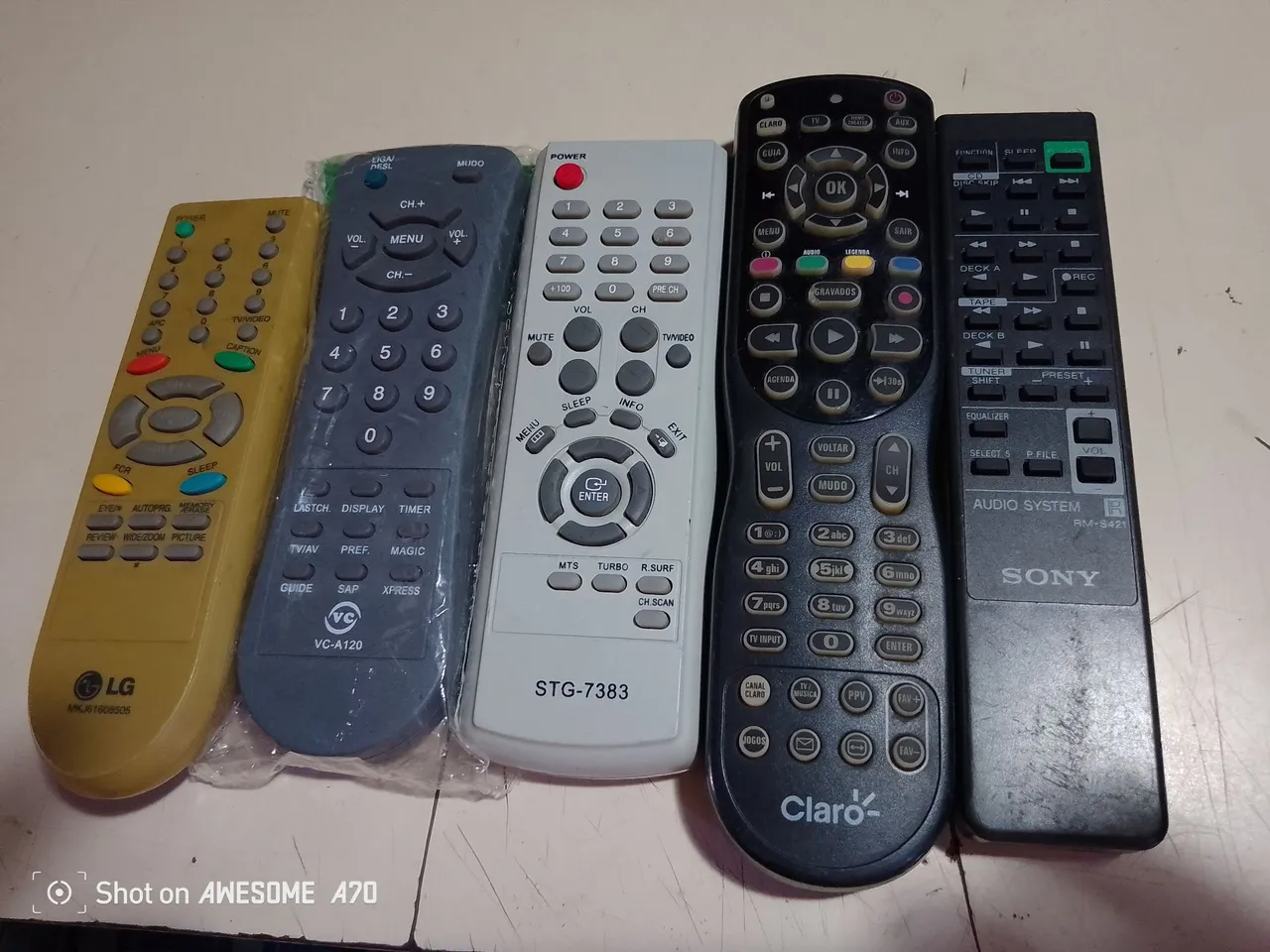 Controle Remoto de TV Diversos Modelos