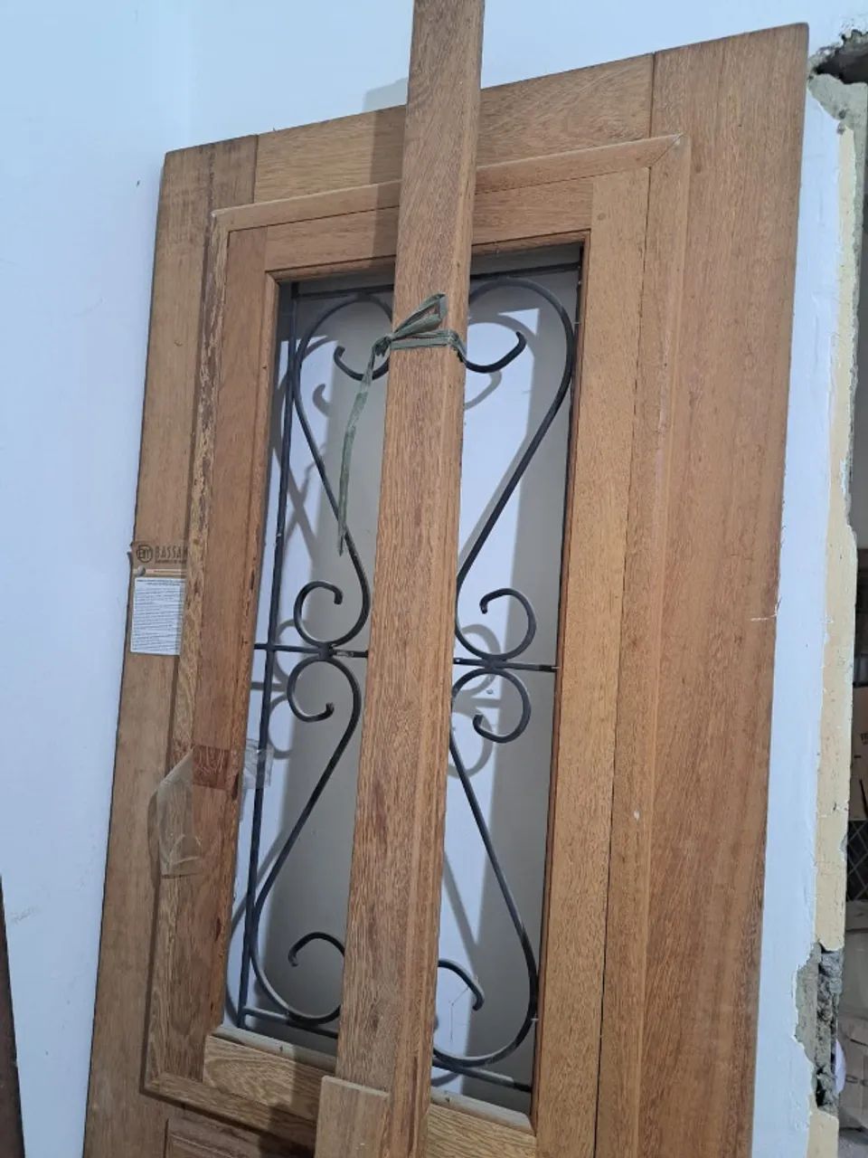 Porta Pampulha Ferro e Madeira Maciça + guarnição - Foto 3