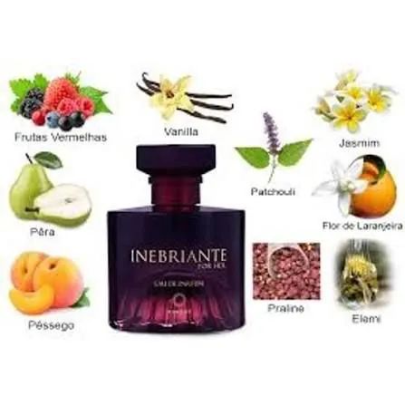 Perfume Feminino Inebriante for Her Hinode 100ml  - Foto 3