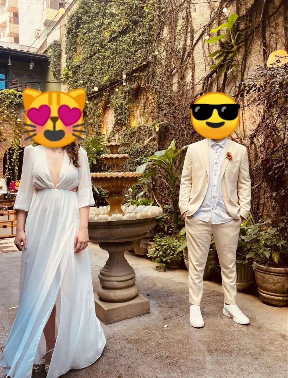 vestido de festa/casamento branco - Foto 2