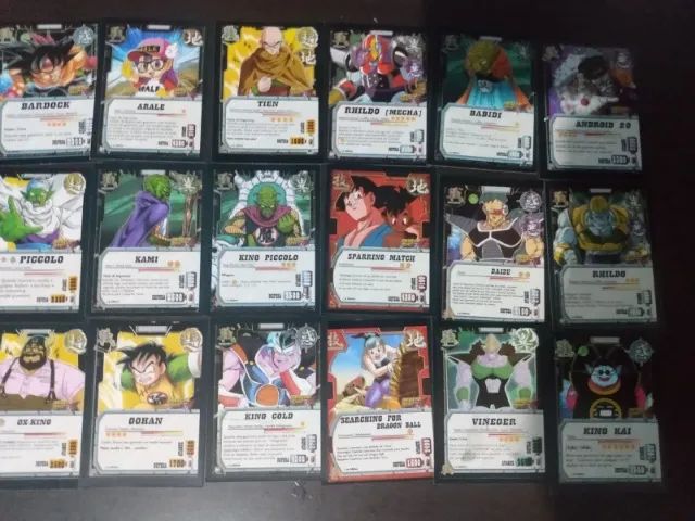 Lote com 24 cards Dragon Ball sem repetição