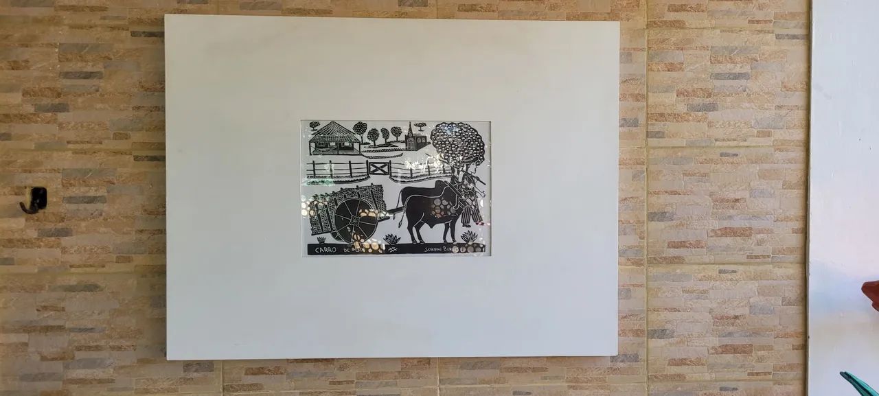 XILOGRAVURAS de Severino Borges e Amaro Francisco com molduras 