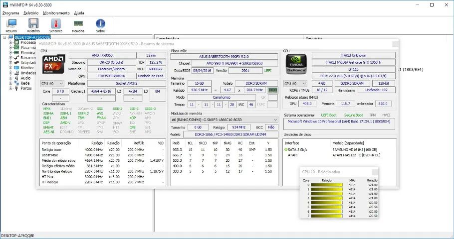  COMPUTADOR DESKTOP - AMD FX-8350 | 16 GB RAM | SABERTOOTH | WATER COOLER - Foto 2