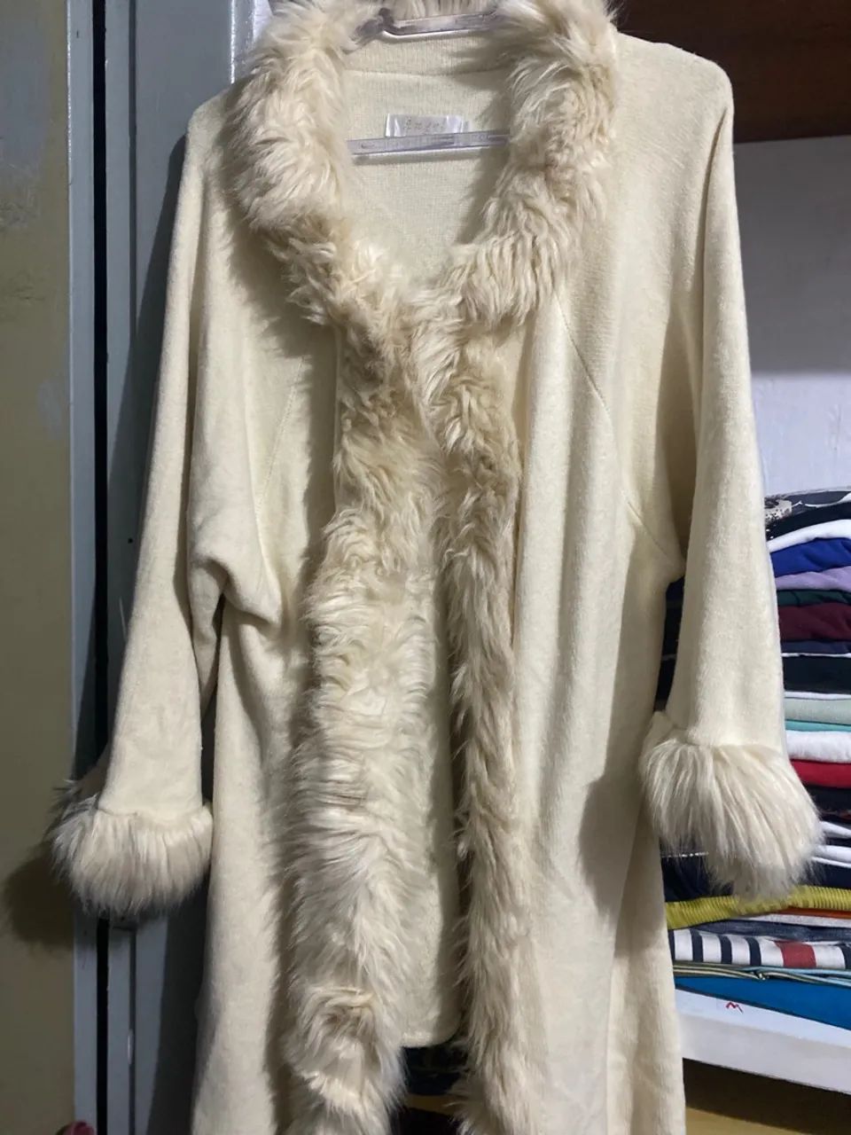 Casaco de Pelúcia Branco - Foto 5