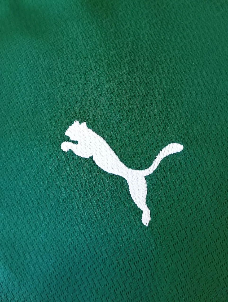 Camiseta Palmeiras Puma feminina Verde M - Foto 4