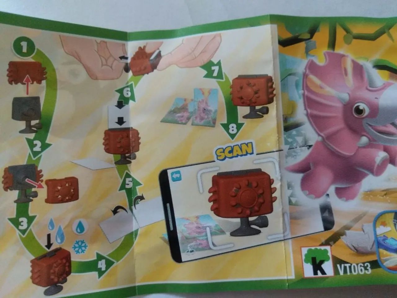 Brinquedo de montar Dinossauro Triceratops