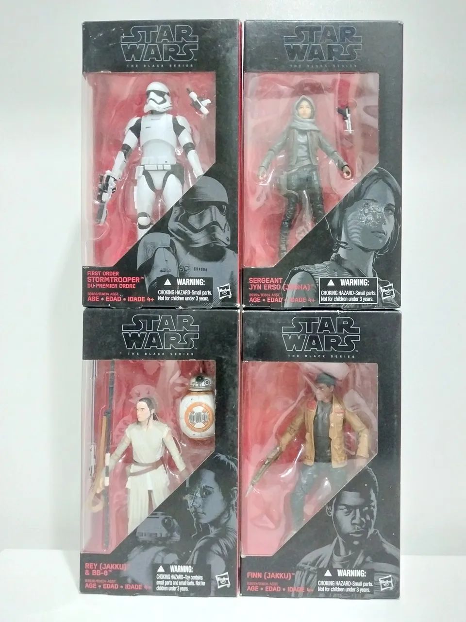 Star Wars Black Series 6 polegadas - novos, lacrados!