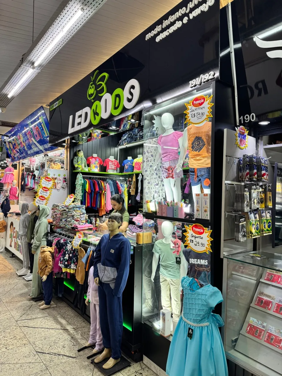 Loja montada faturando com Roupas Infantil- Camelódromo de campinas 1