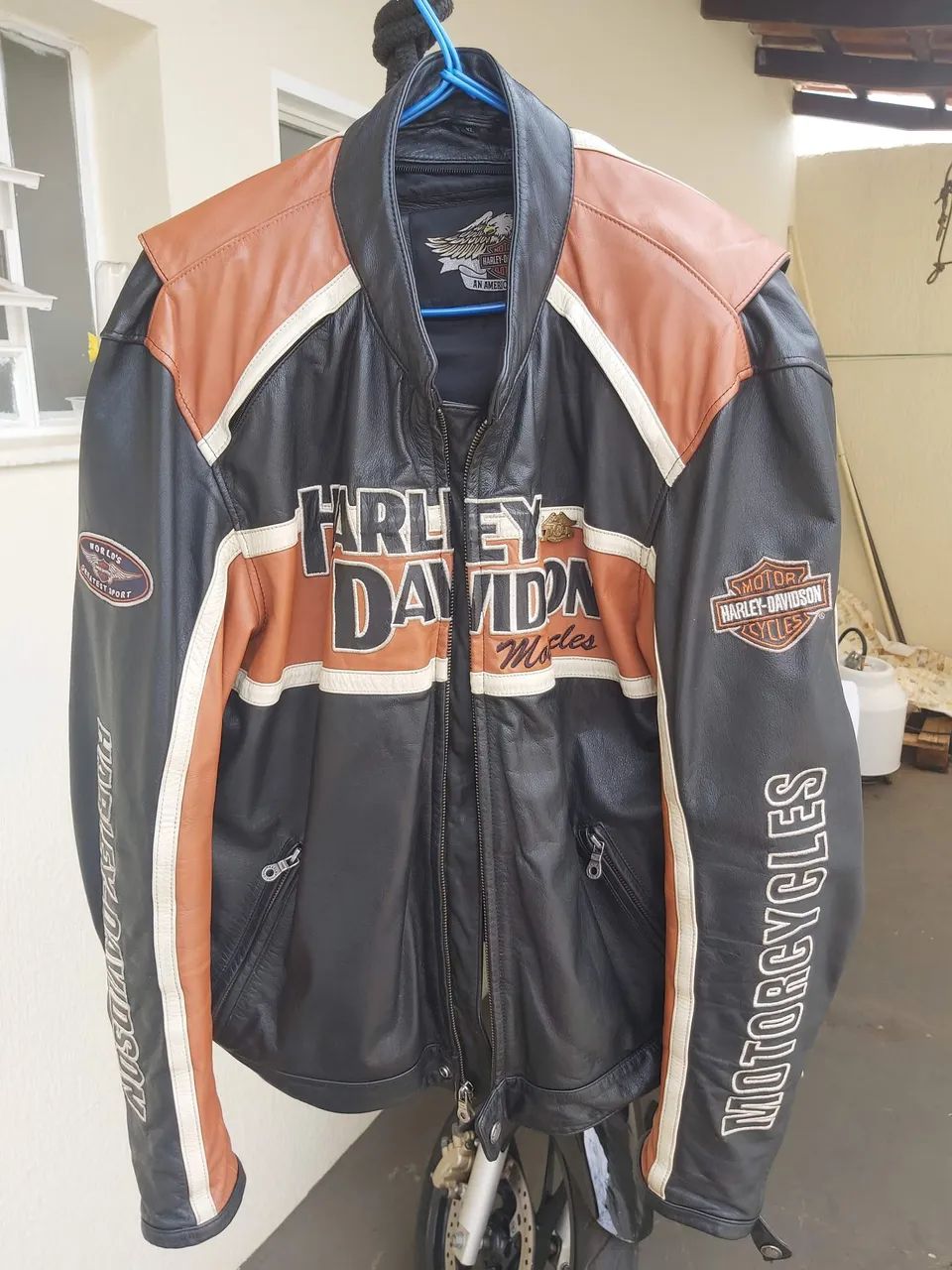 JAQUETA HARLEY DAVIDSON ORIGINAL USA!!! SEMI NOVA!!