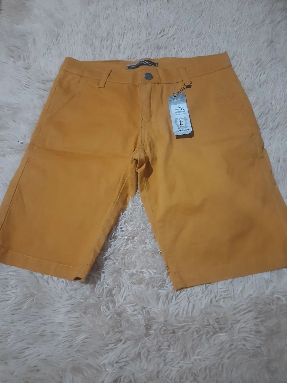 Bermuda Amarela Jeans Wear