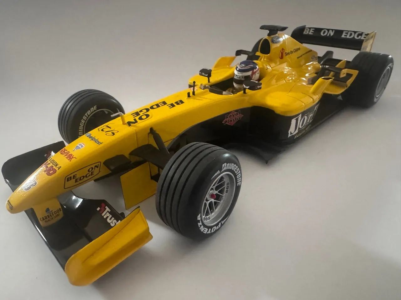 Minichamps 1/18 F1: Jordan EJ 14 2004 N. Mansell. Edição limitada!!! - Foto 3