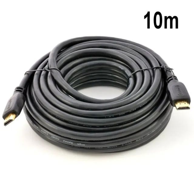 Cabo Hdmi de 10m, entregamos e aceitamos cartões