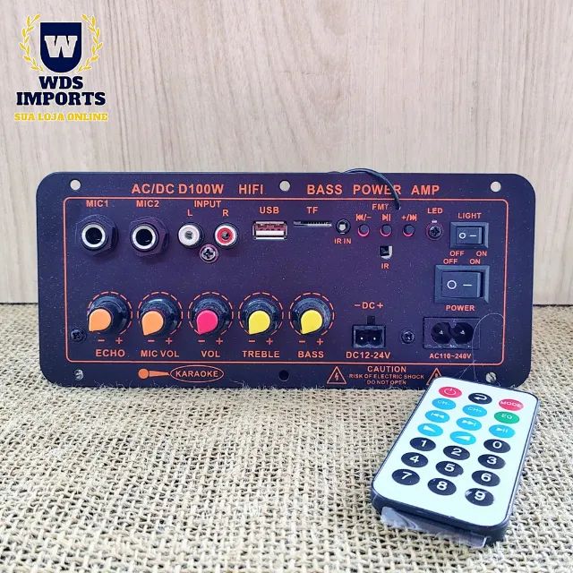 Placa de Som Amplificada 100W