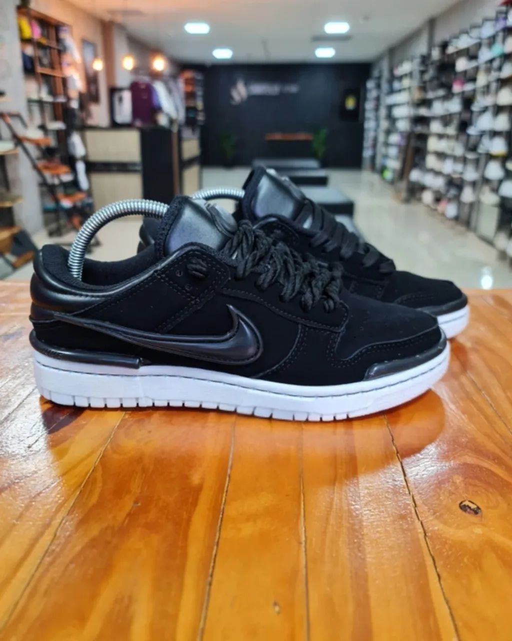 Tênis Nike Dunk low TWIST SB - Preto/Solado Branco Linha Luxo - Foto 4