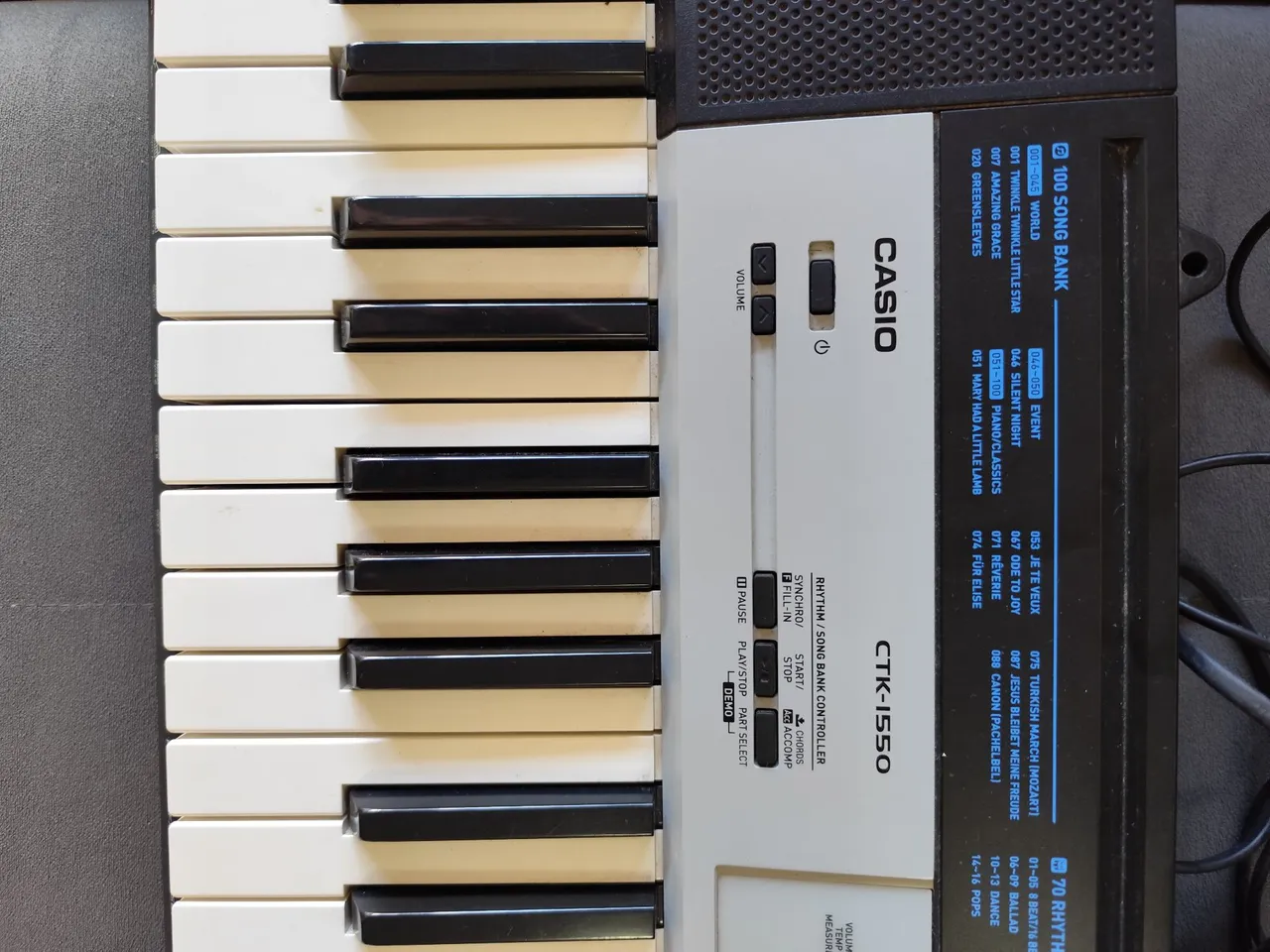 Teclado Casio CTK-1550 | 61 Teclado