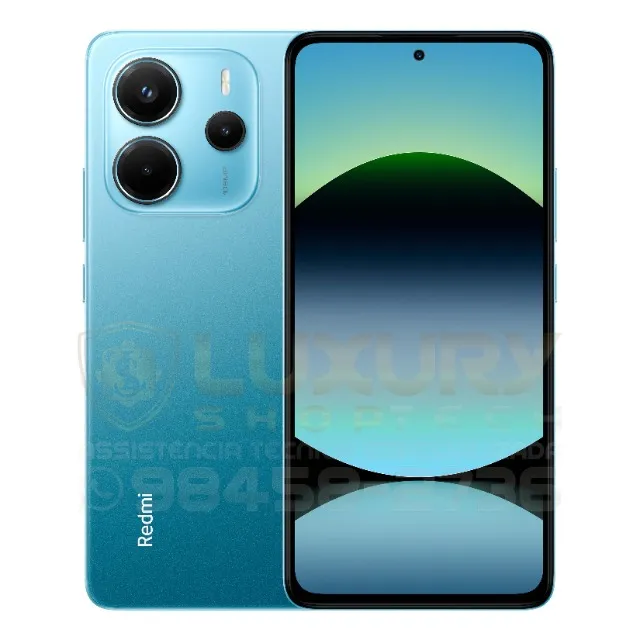 Celular Xiaomi Redmi Note 14 8GB 256GB Azul - N*O*V*O - Versão Global - Lacrado Garantia