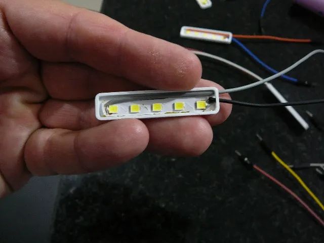 5 barras de led branco para arduino - Foto 4