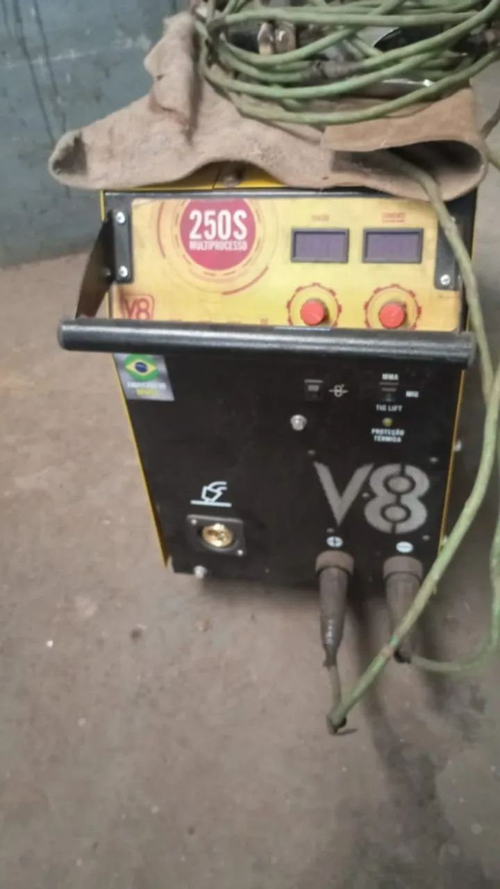 Maquina de Solda MIG e eletrodo V8 250S - Foto 3