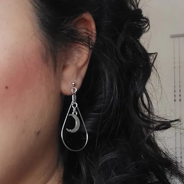 Brinco Lua Na Gota - Foto 2
