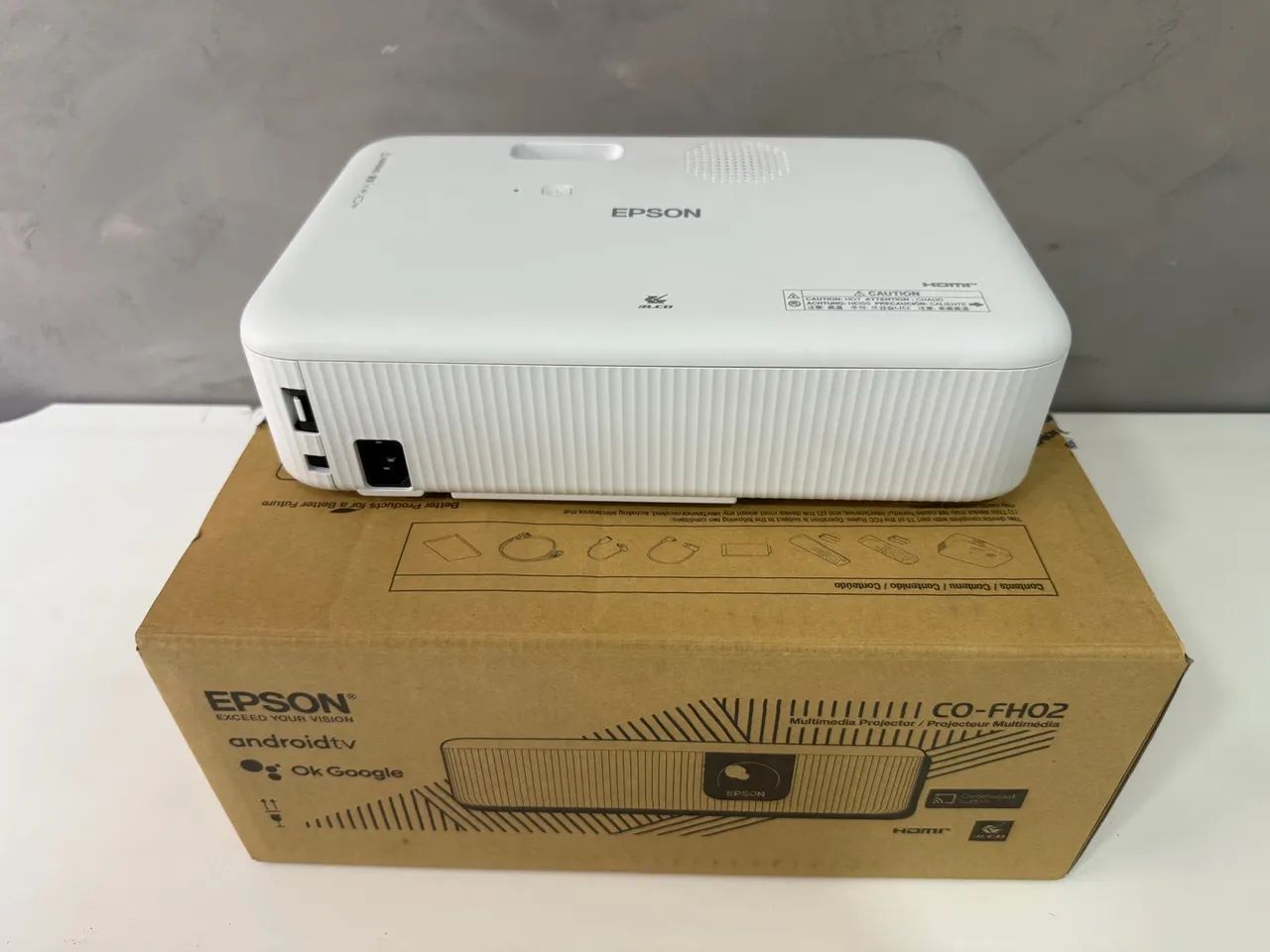 Projetor Epson CO-FH02 - Android TV - Novo - Foto 4