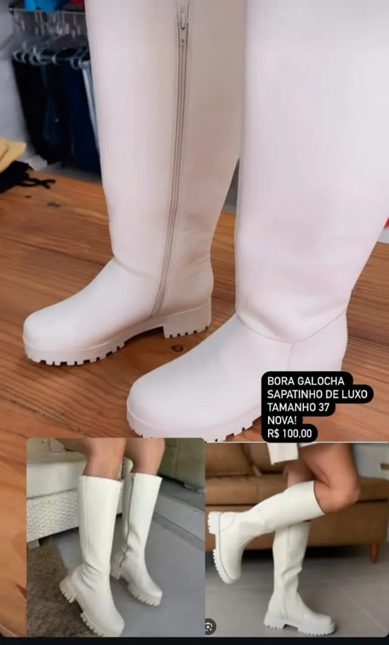 Bota confortável sapatinho de luxo