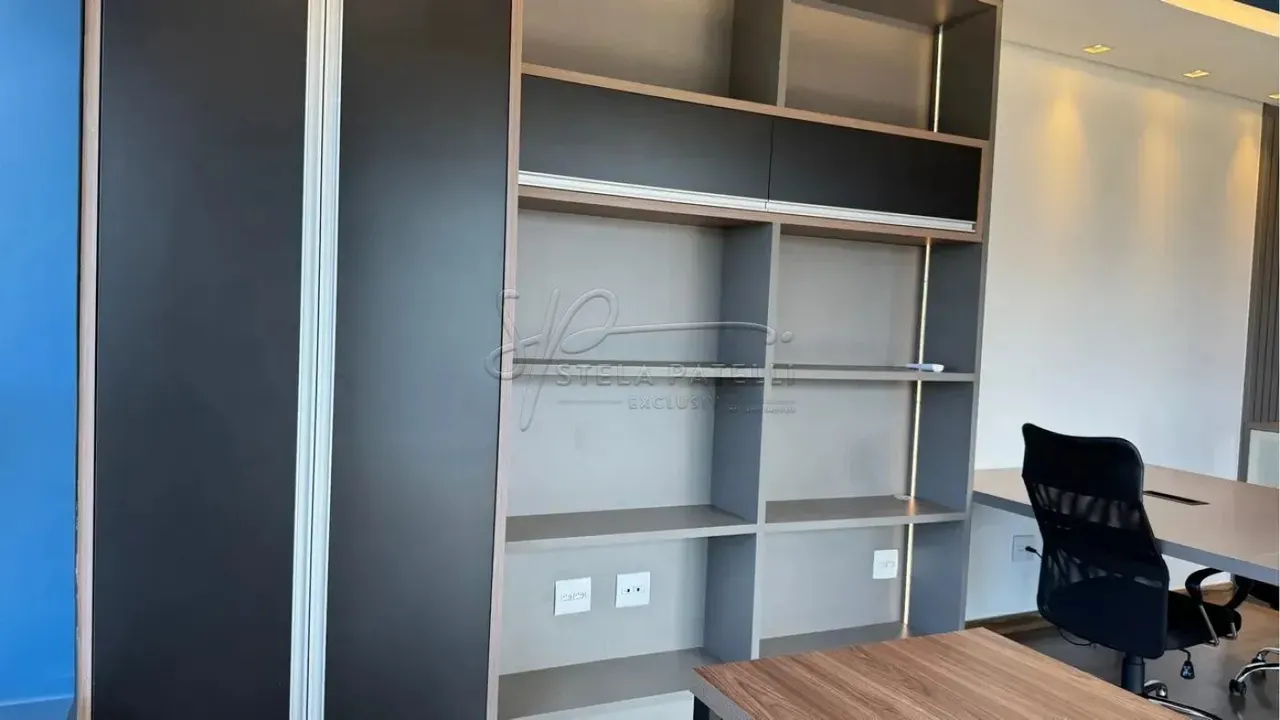 Sala comercial mobiliada de 49m² com 01 lavabo para locação - Vila do Golf