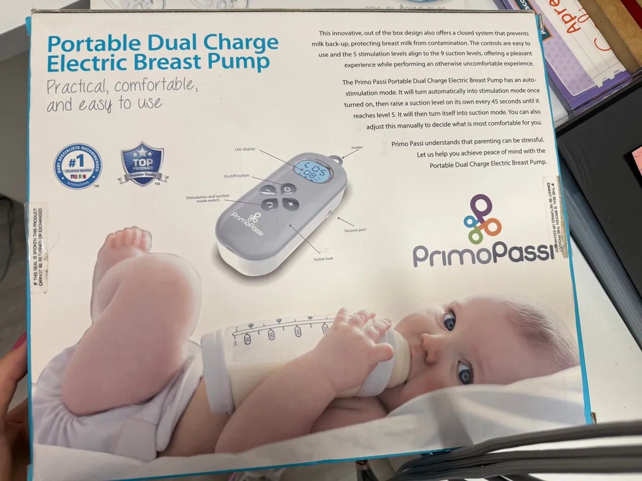 Extrator de Leite Elétrico Duplo PrimoPassi - Foto 5