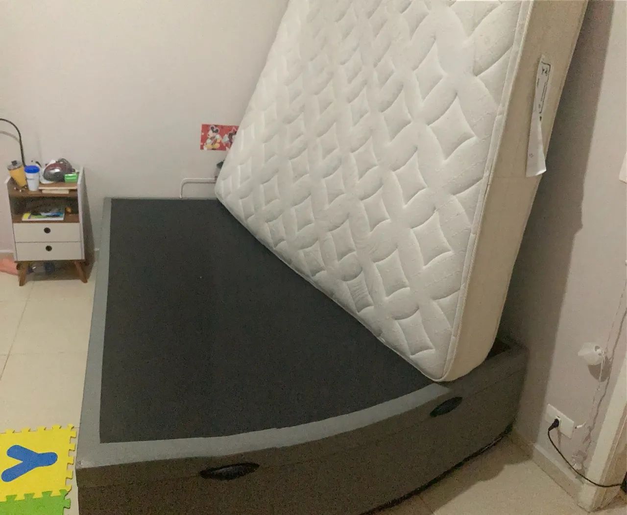 Cama Box casal (colchão + box baú) - Foto 5