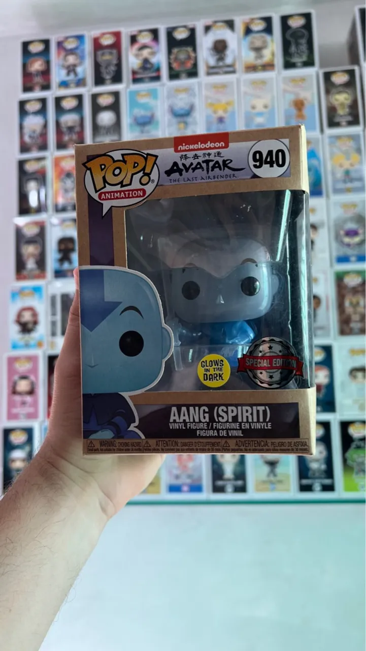 Funko Pop! Avatar: Aang (Spirit) - Edição Especial