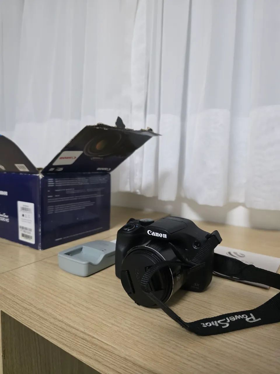 Canon PowerShot SX530 HS - Câmera semi-profissional com zoom de 50x + carregador original<br> - Foto 2