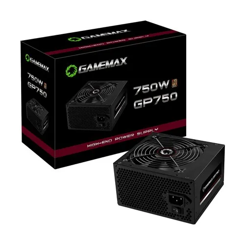Fonte Real Gamemax GP750 de 750W 80 Plus + Garantia na Caixa.