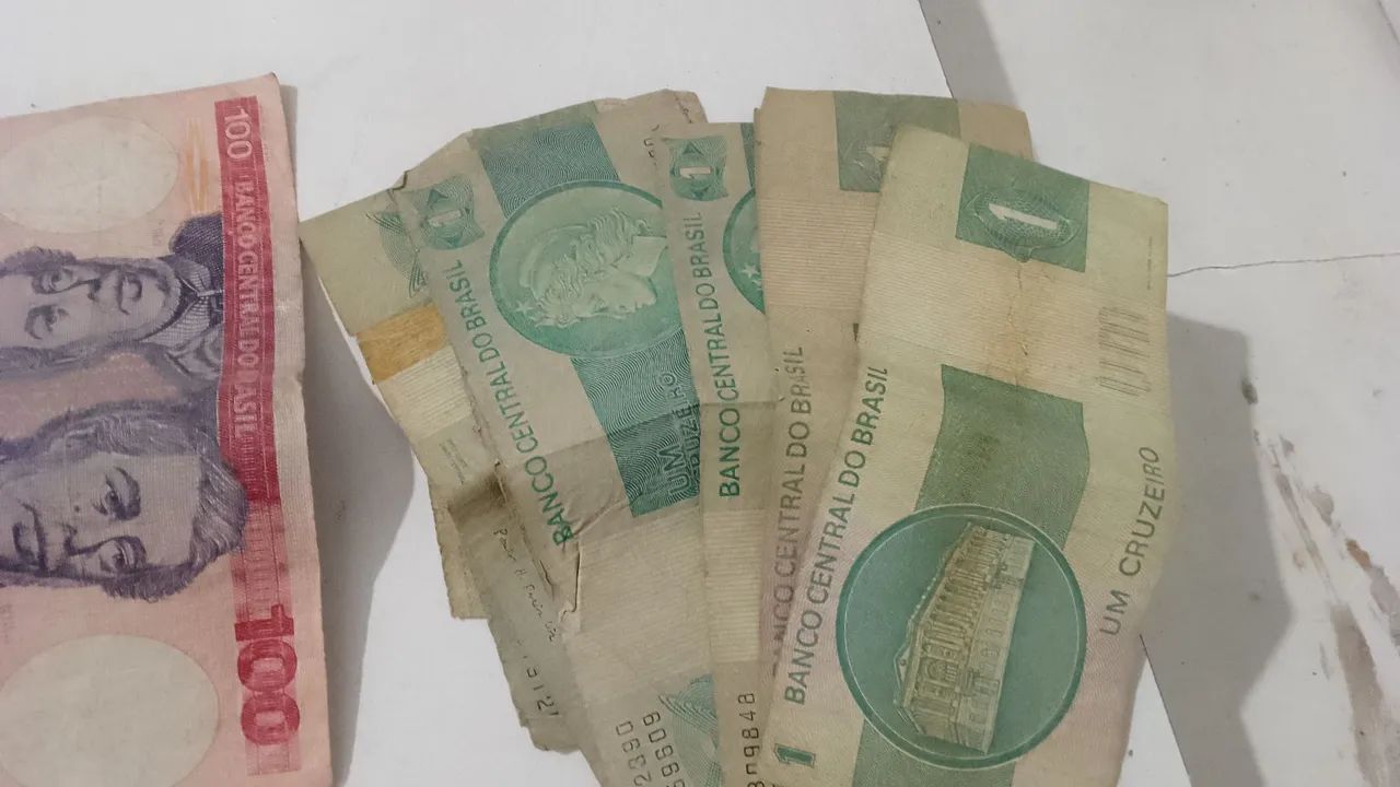 Notas de cruzeiro antiga 17 notas - Foto 3