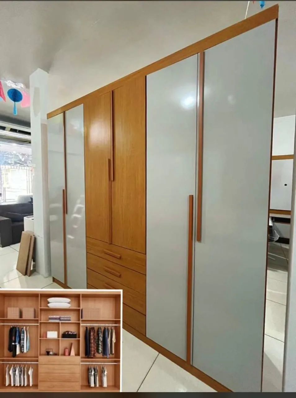 Guarda roupa de casal a pronta entrega 