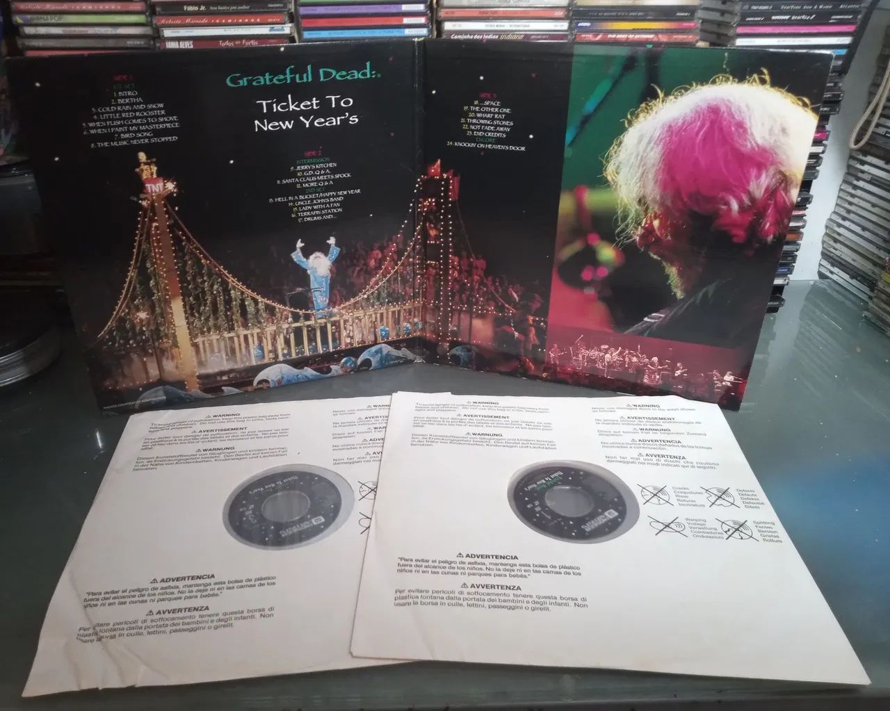 LD LaserDisc Grateful Dead - Ticket To New Year's - Foto 3