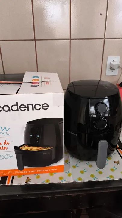 Air Fryer Cadence 50W 1,5 Litros - Novo - Foto 3