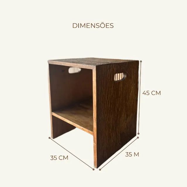 Mesa de apoio caixote - Sob encomenda - Foto 2