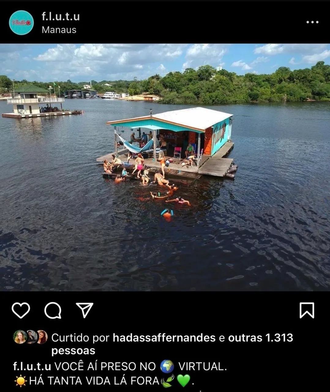 Vendo Flutuante no Tarumã