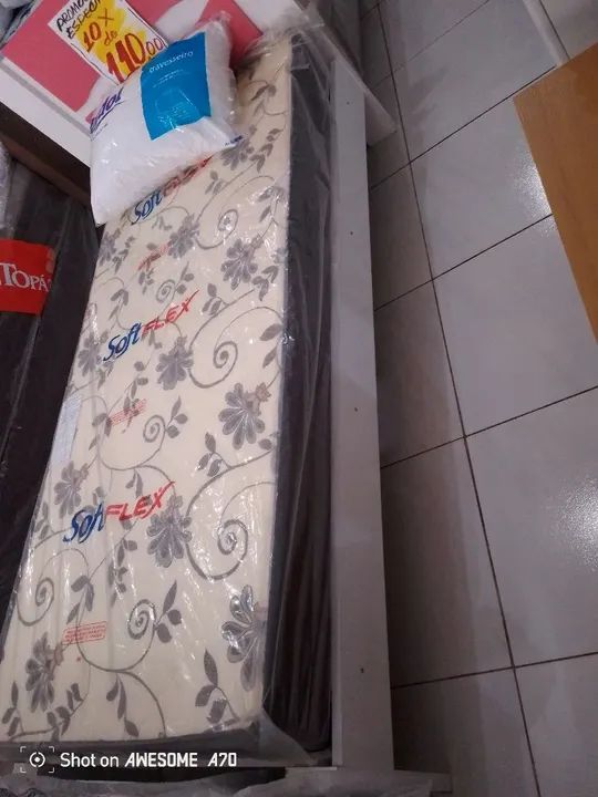 Cama infantil rosa com branco ENTREGA E MONTAGEM GRÁTIS  - Foto 2