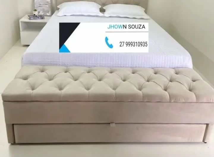 Recamier Baú Pufs Na Promoção  - Foto 3